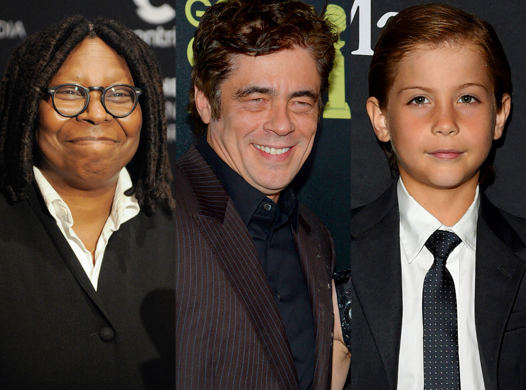 Whoopi Goldberg, Benicio Del Toro, Jacob Tremblay Whoopi Goldberg, Benicio Del Toro, Jacob Tremblay